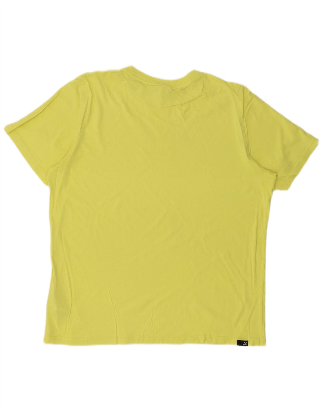 PUMA T-Shirt Graphique Homme Large Jaune