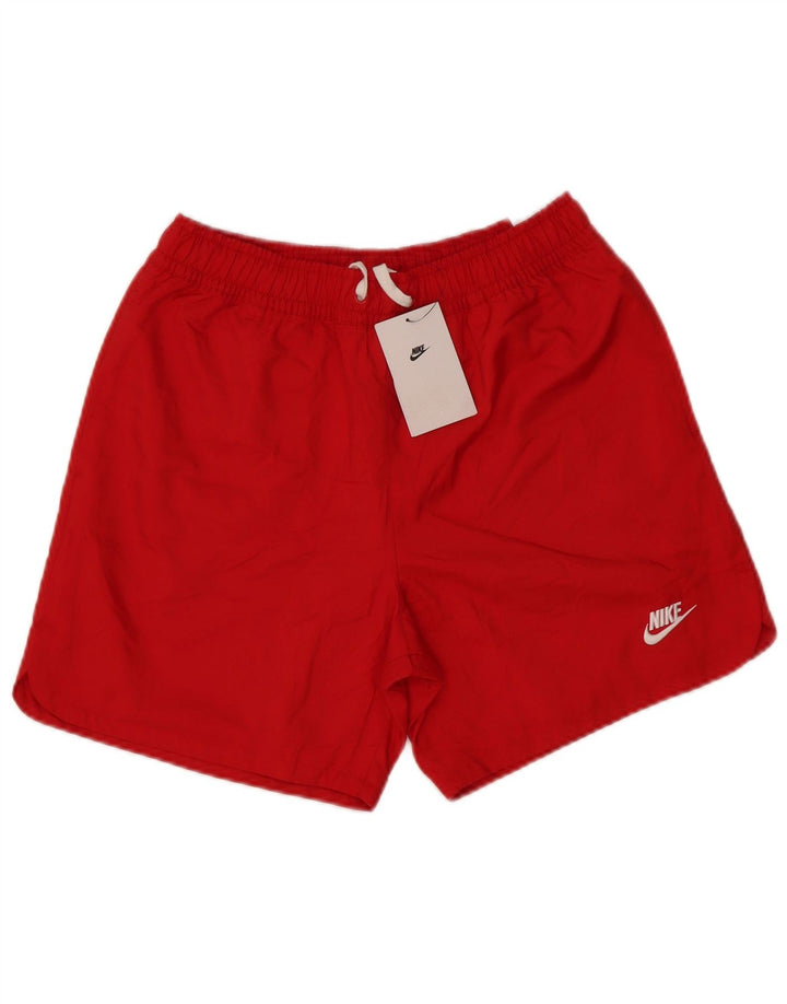 Short de bain Nike homme petit rouge polyester
