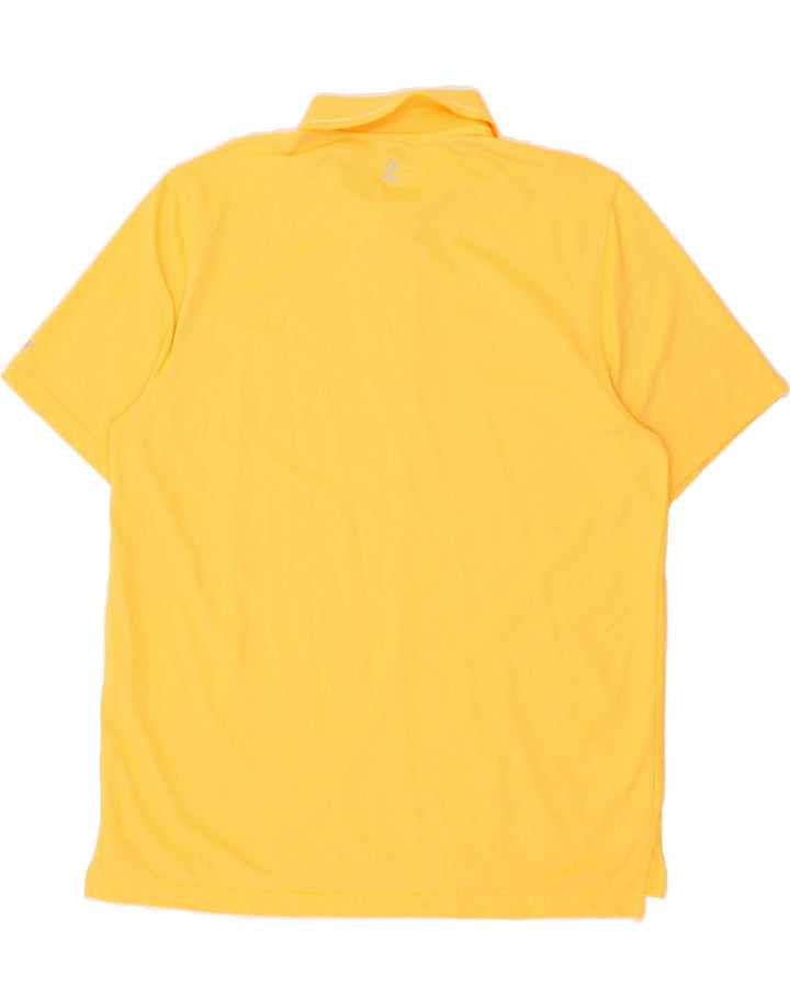 IZOD Mens Polo Shirt XL Yellow Cotton Vintage Izod and Second-Hand Izod from Messina Hembry 