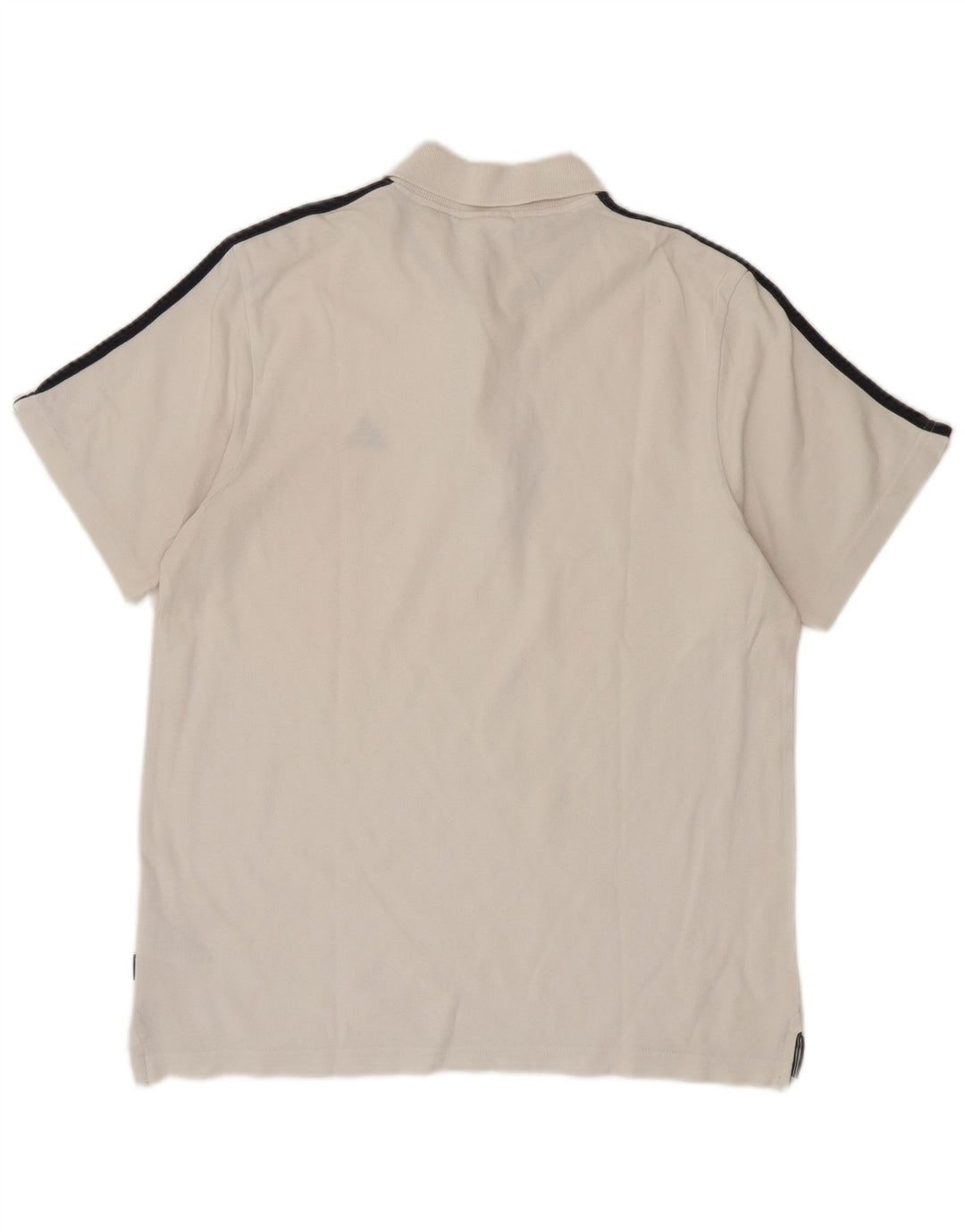 Adidas Polo Homme Blanc Moyen Coton