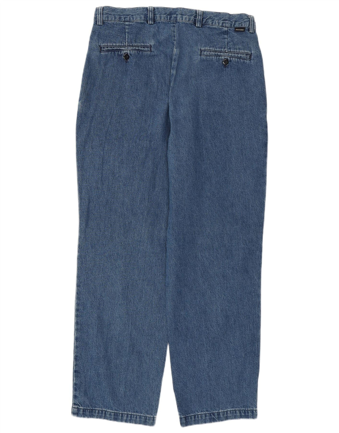 Dockers Jean Droit Coupe Classique Femme W34 L30 Bleu Coton