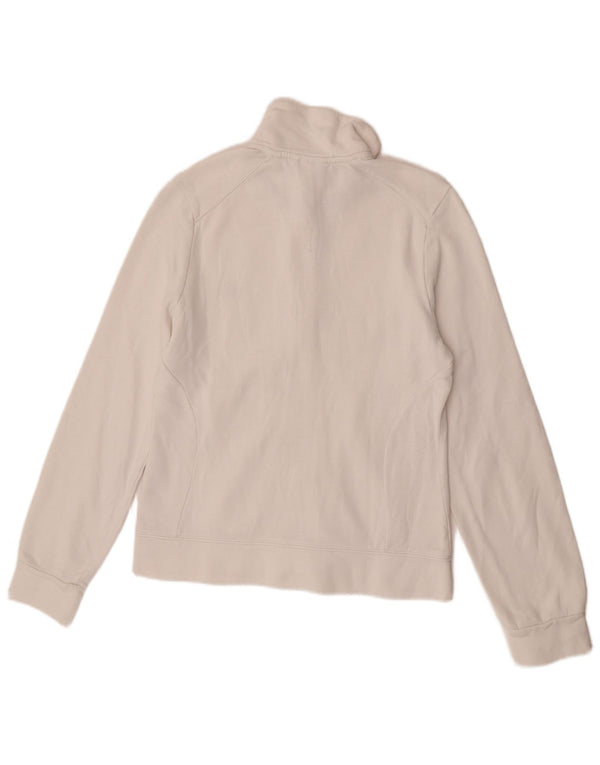 Adidas Veste de survêtement pour femme UK 12 en coton blanc moyen