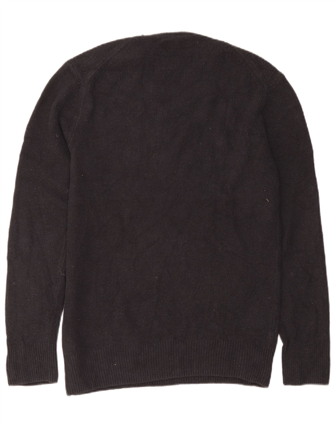 All Saints Pull à col rond pour homme en coton bleu marine Small
