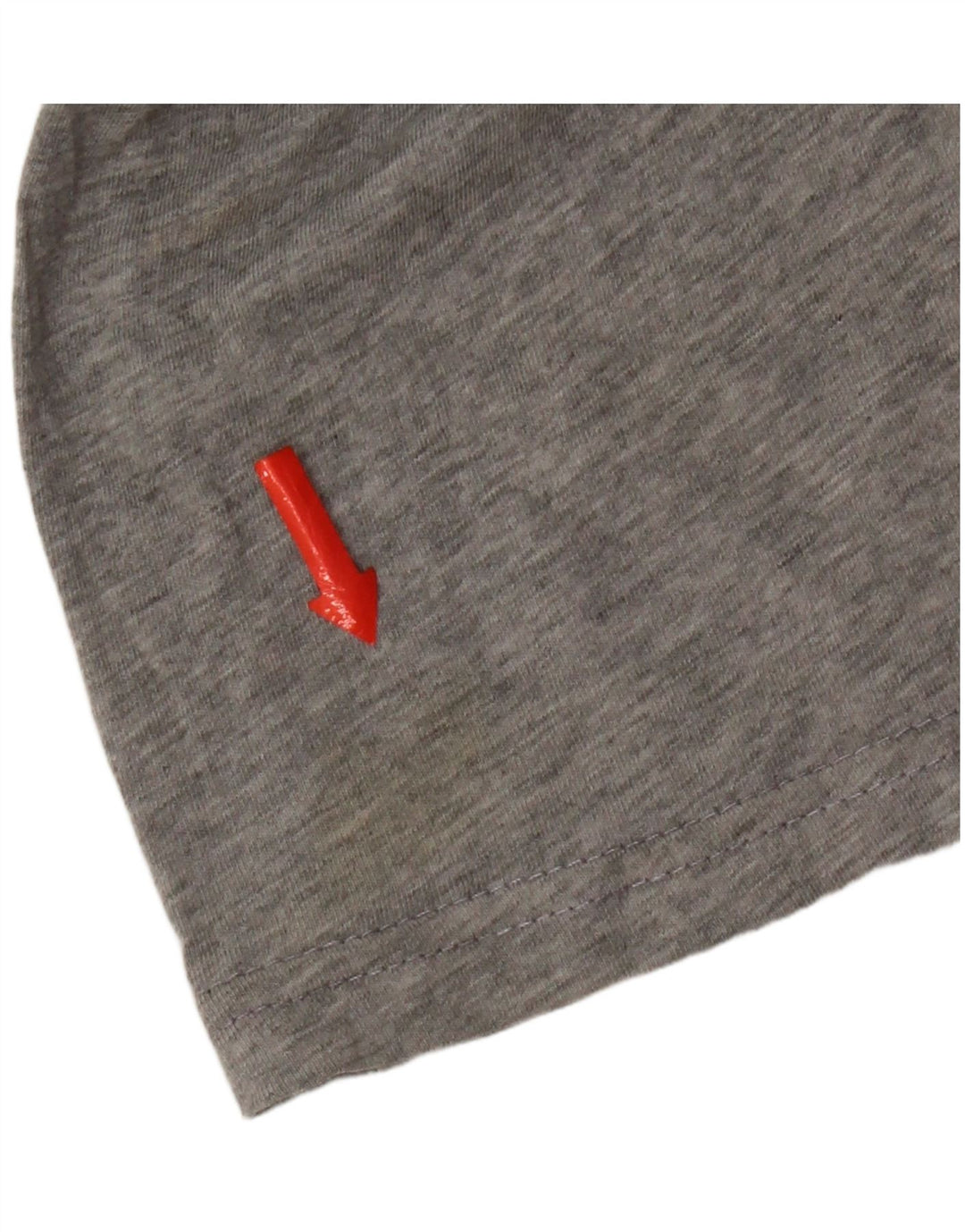 Quiksilver T-Shirt Regular Fit Graphique Homme Gris Moyen Coton