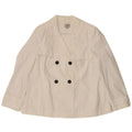Marks & Spencer Trench court pour femme UK 16 Grand coton blanc