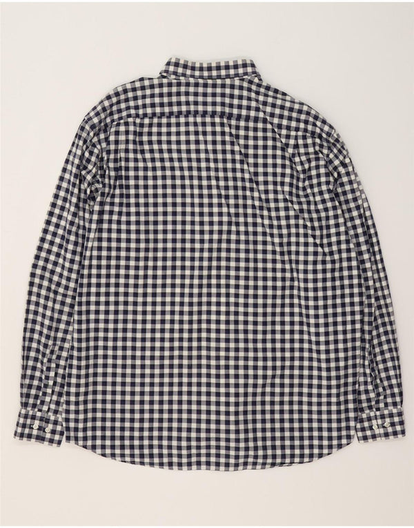 Lacoste Chemise Regular Fit Homme Taille 46 2XL Bleu Marine Vichy Coton