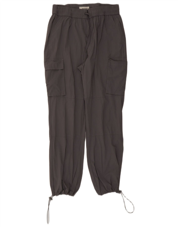 Jack Wills Pantalon Cargo Joggers Femme Moyen W28 L26 Nylon Gris