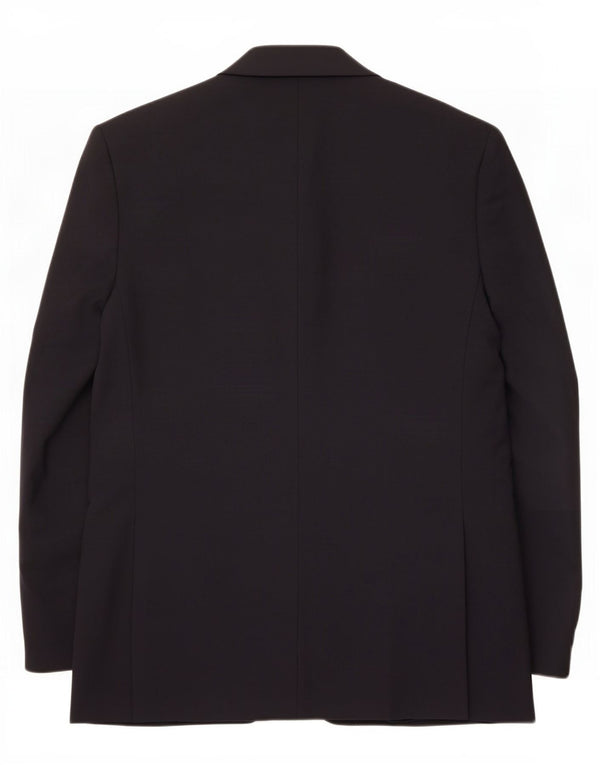 Marks & Spencer Veste blazer à 2 boutons pour homme EU 38 Bleu marine moyen Laine vierge
