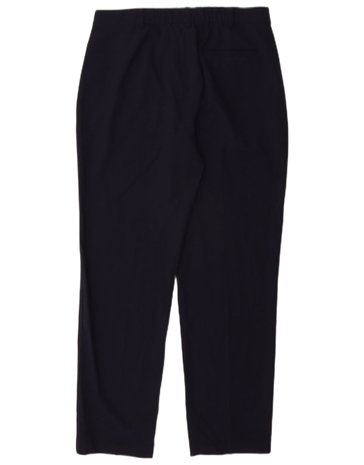 MARKS & SPENCER Pantalon Chino Femme UK 12 Medium W30 L28 Bleu Marine