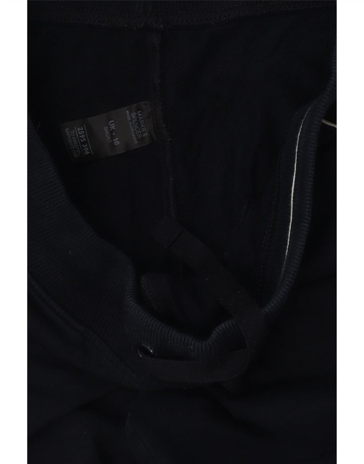 MARKS & SPENCER Pantalon de survêtement pour femme UK 10 Small Bleu marine