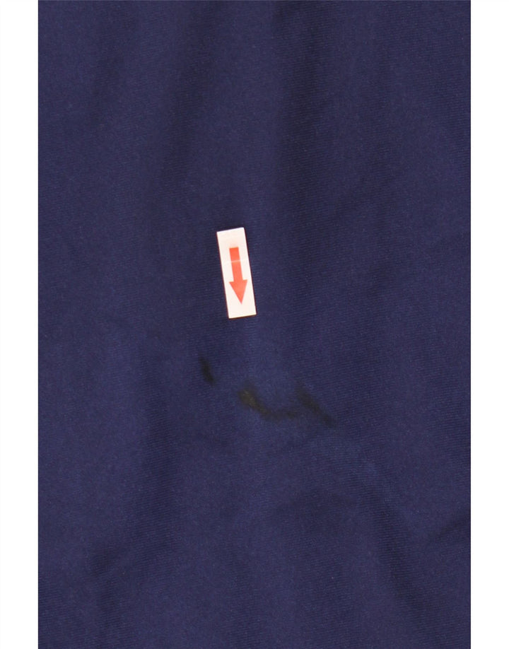 Asics Veste de Survêtement Graphique Homme XL Bleu Marine Colorblock