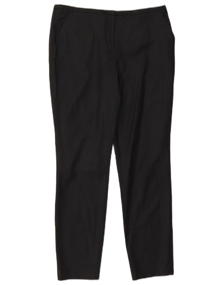 Ted Baker Pantalon de costume slim pour femme Taille 2 Small W30 L28 Laine noire