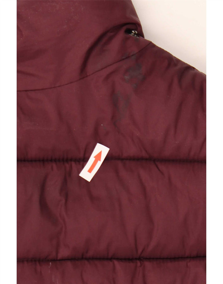 Monsoon Veste matelassée pour femme UK 18 XL Nylon bordeaux