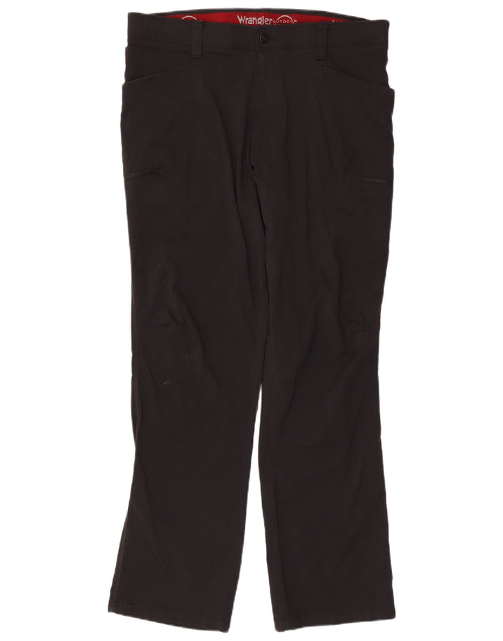 WRANGLER Pantalon Cargo Droit Homme W36 L32 Nylon Noir