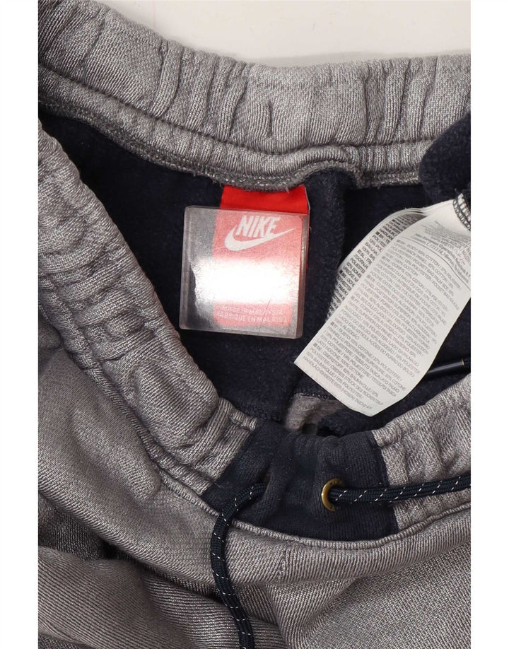 Nike Short de sport pour homme en coton color block Gris Taille L