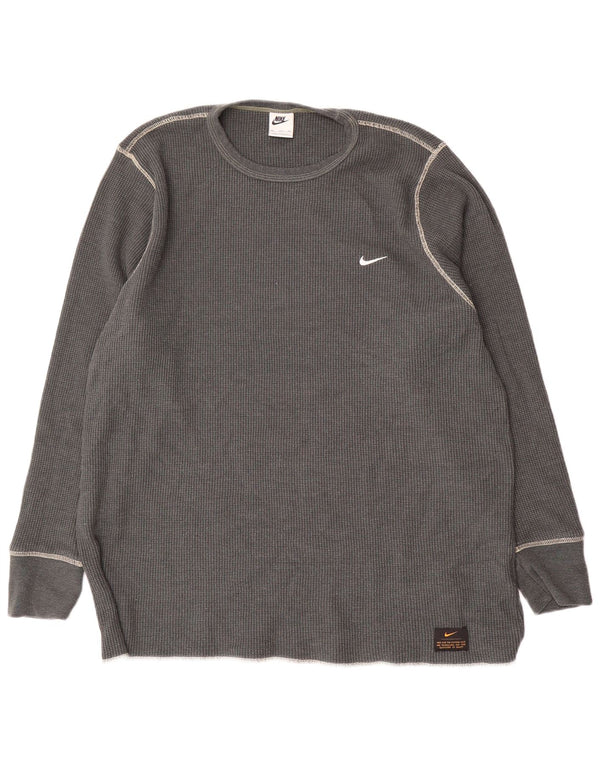 Nike Haut à manches longues pour homme en coton gris 3XL