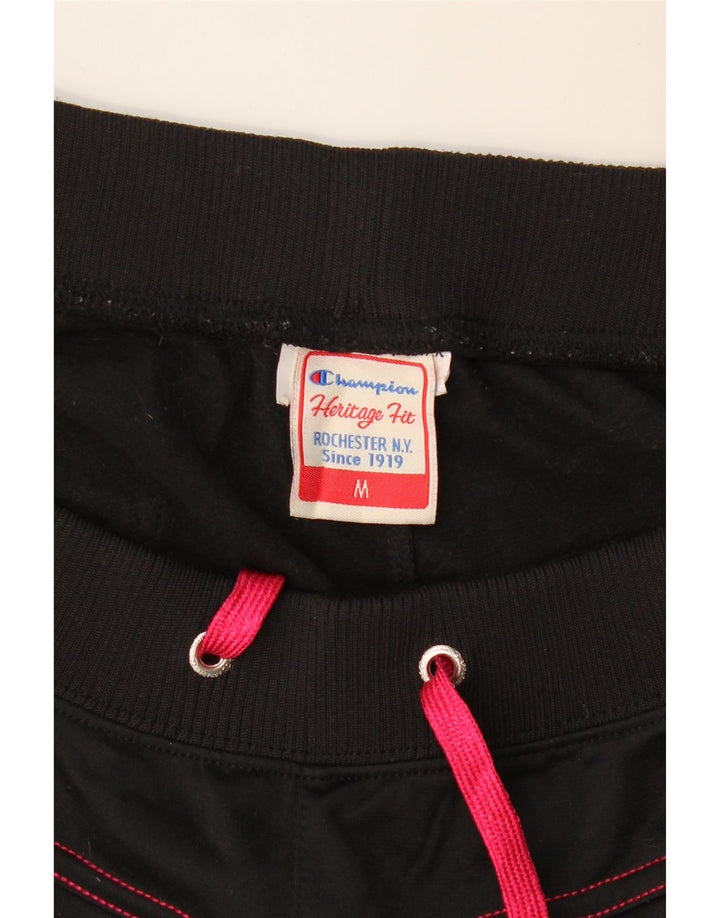 Champion Pantalon de survêtement pour femme Joggers UK 14 Medium Noir