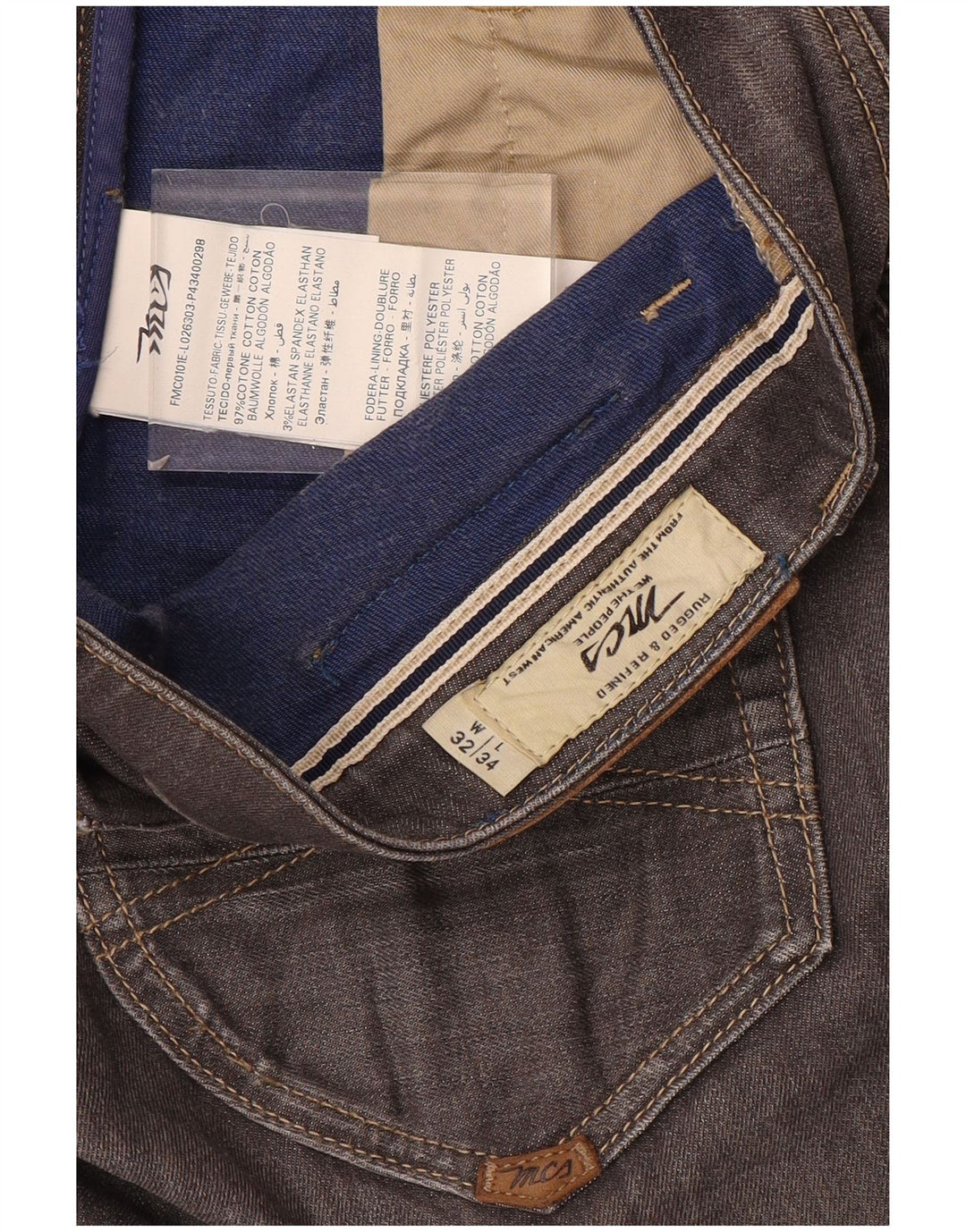 Marlboro Classics Jean droit homme W32 L29 gris