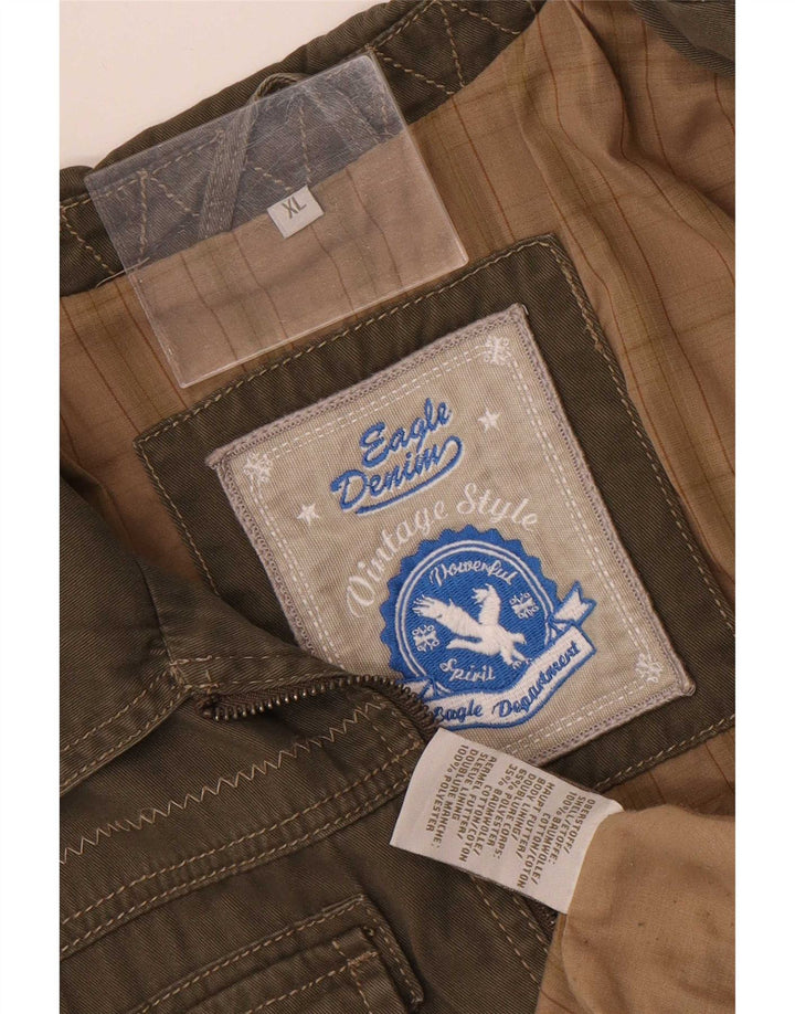 Veste Bomber Homme Vintage UK 42 XL Coton Kaki