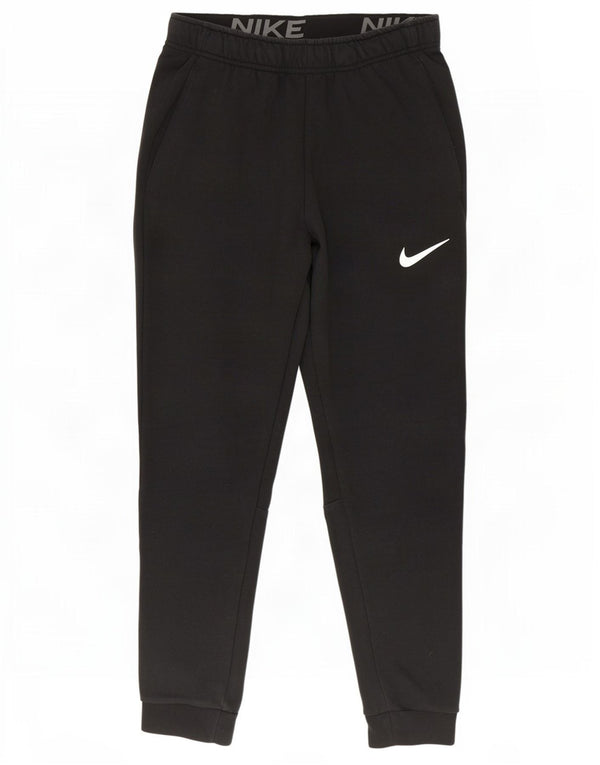 Nike Pantalon de survêtement standard Dri Fit pour homme en coton noir Taille L