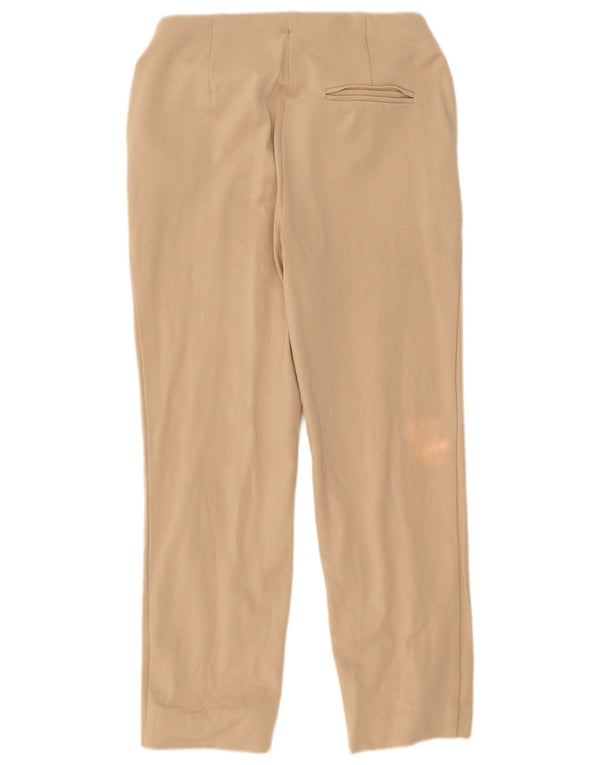 Marks & Spencer Pantalon droit décontracté pour femme UK 12 Medium W30 L26 Beige