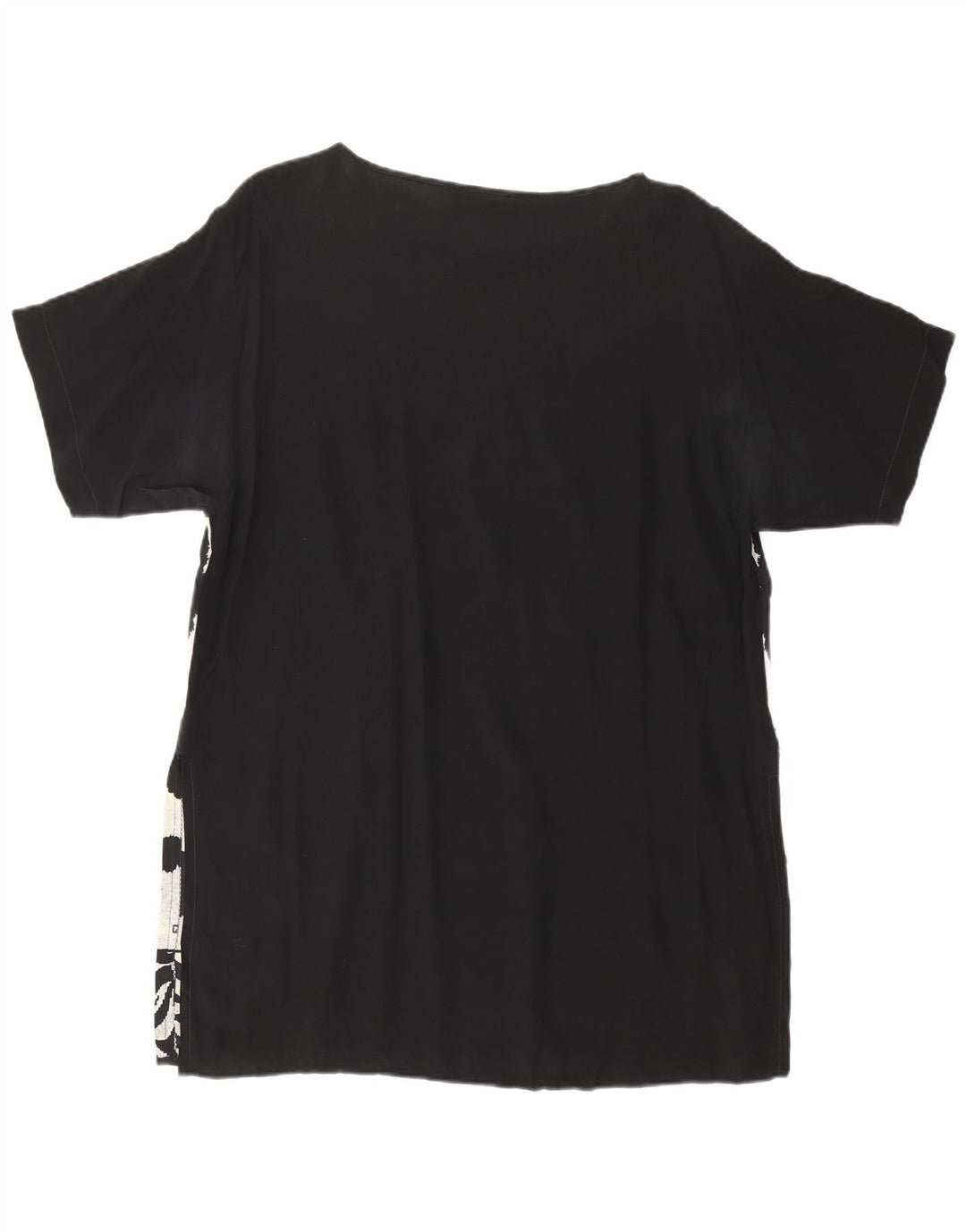 Fendi Womens Blouse Top UK 14 Grand Noir Imprimé Animal Designer