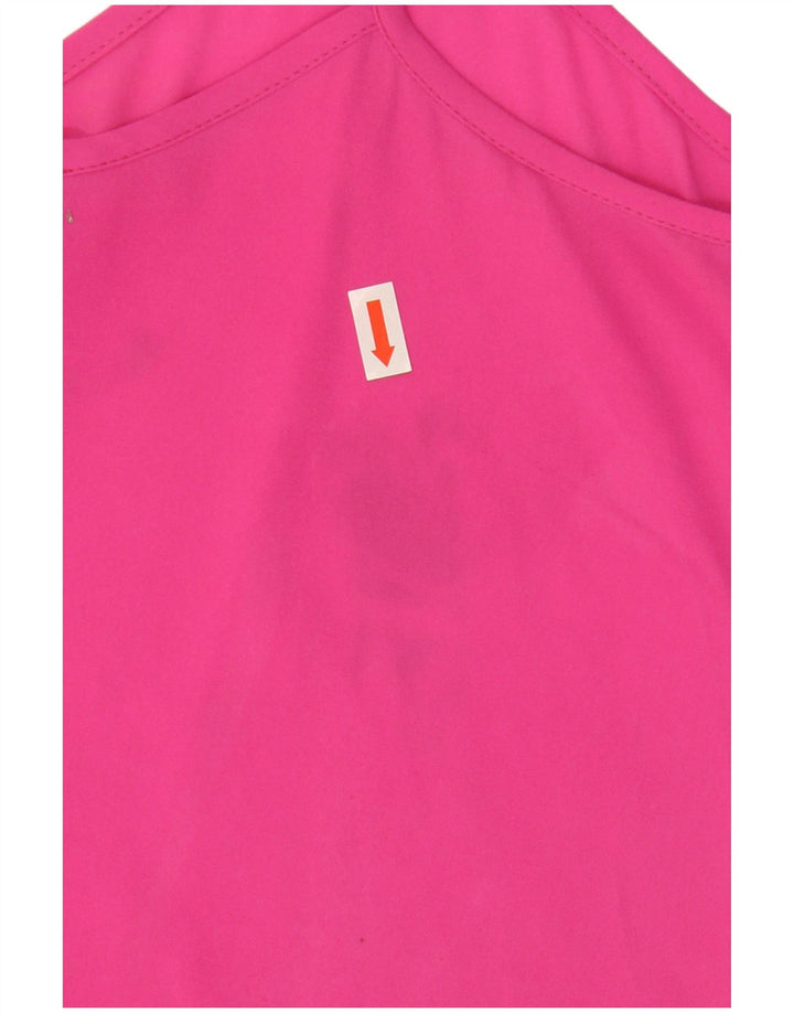 Topshop Femme Cami Top UK 8 Petit Rose Polyester
