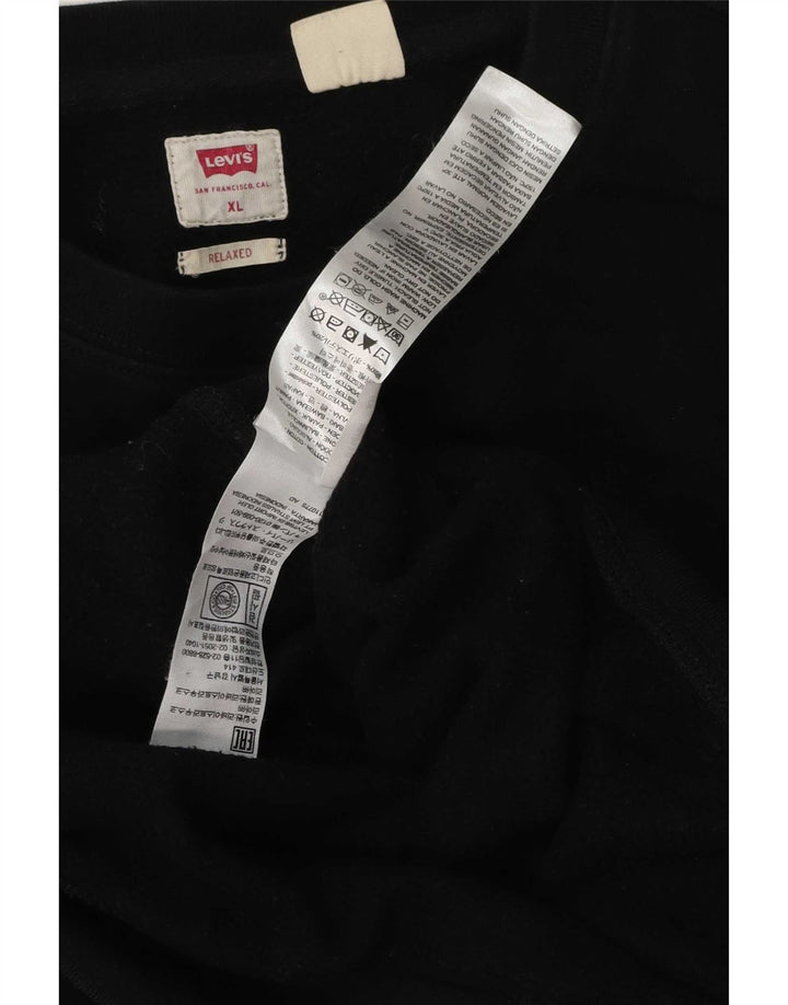 Levi's Sweat-Shirt Relaxed Graphic Homme Noir XL Coton