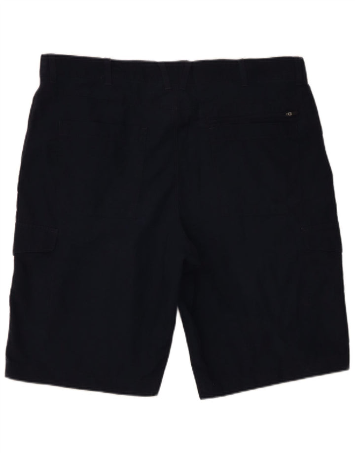 Marks & Spencer Short Cargo Homme W38 XL Bleu Marine Coton