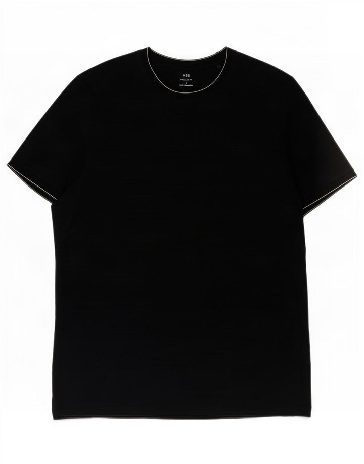 Marks & Spencer T-shirt coupe classique pour homme en coton bleu marine Taille L
