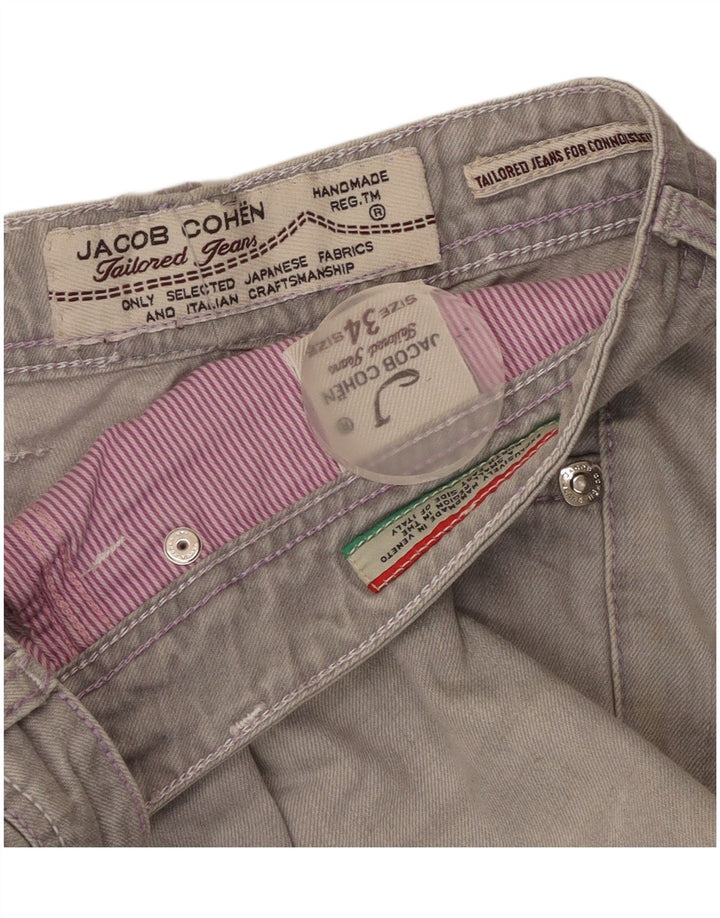 Jacob Cohen Jean droit femme W34 L30 coton gris