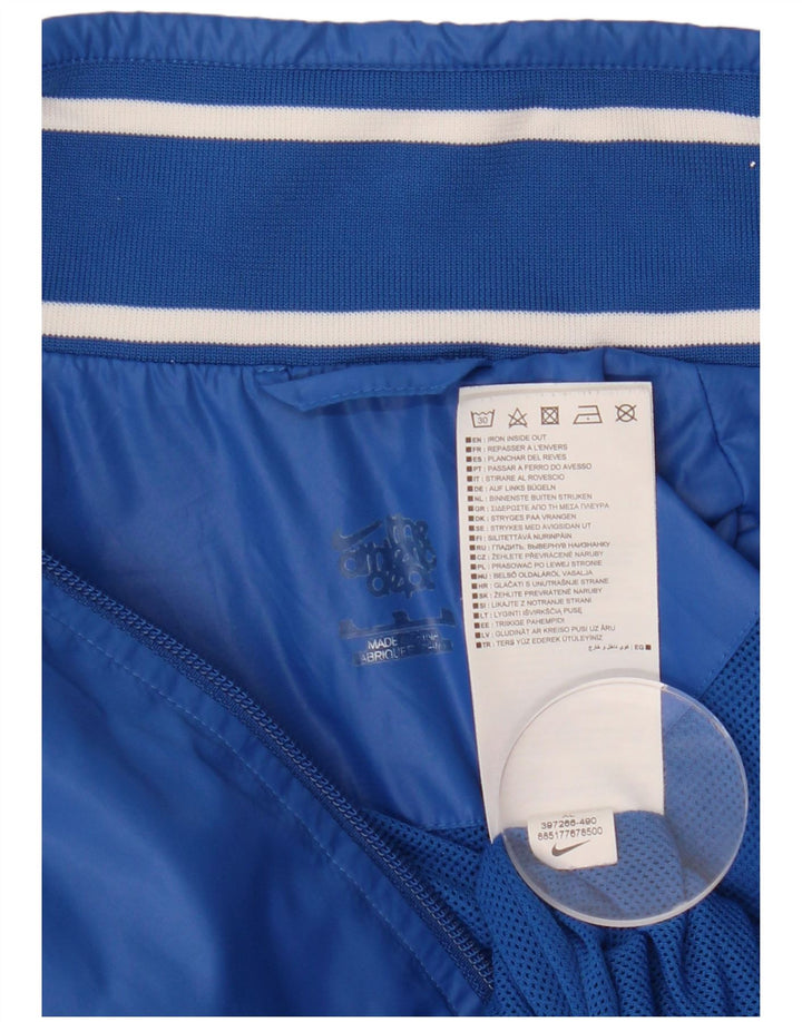 NIKE Veste de survêtement graphique pour homme XL en nylon bleu