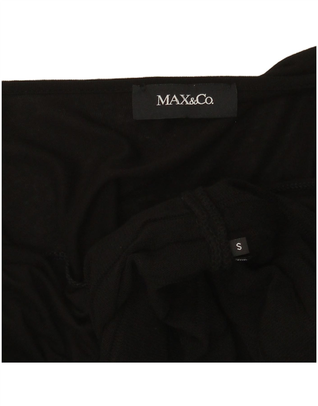 Max & Co. Robe droite à manches 3/4 pour femme UK 8 Small Noir