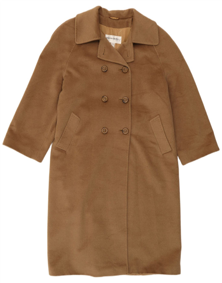 Pierre Cardin Manteau double boutonnage pour femme UK 14 Large Marron