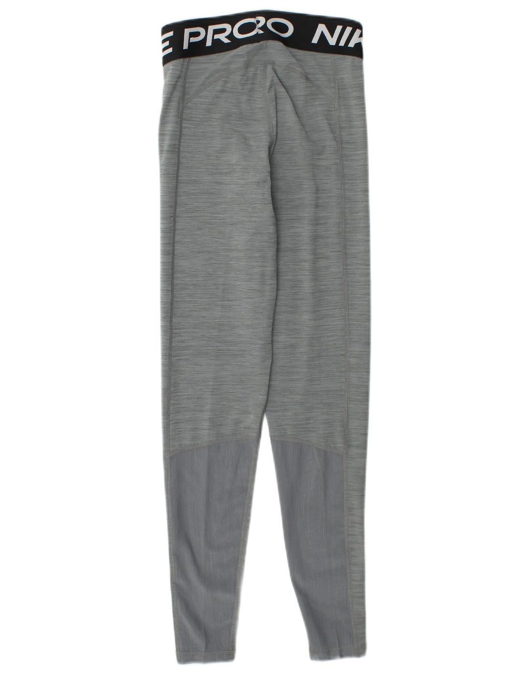 NIKE Femmes Dri Fit Graphic Leggings UK 4 XS Gris Moucheté Polyester