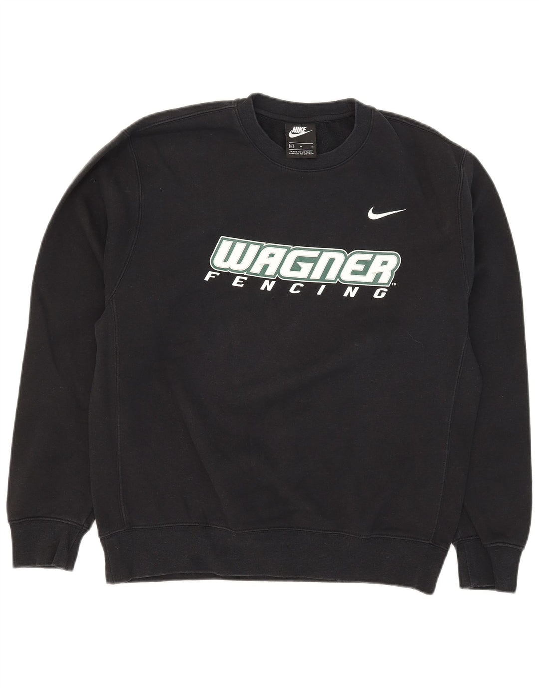 Nike Sweat-shirt graphique en coton noir moyen pour homme