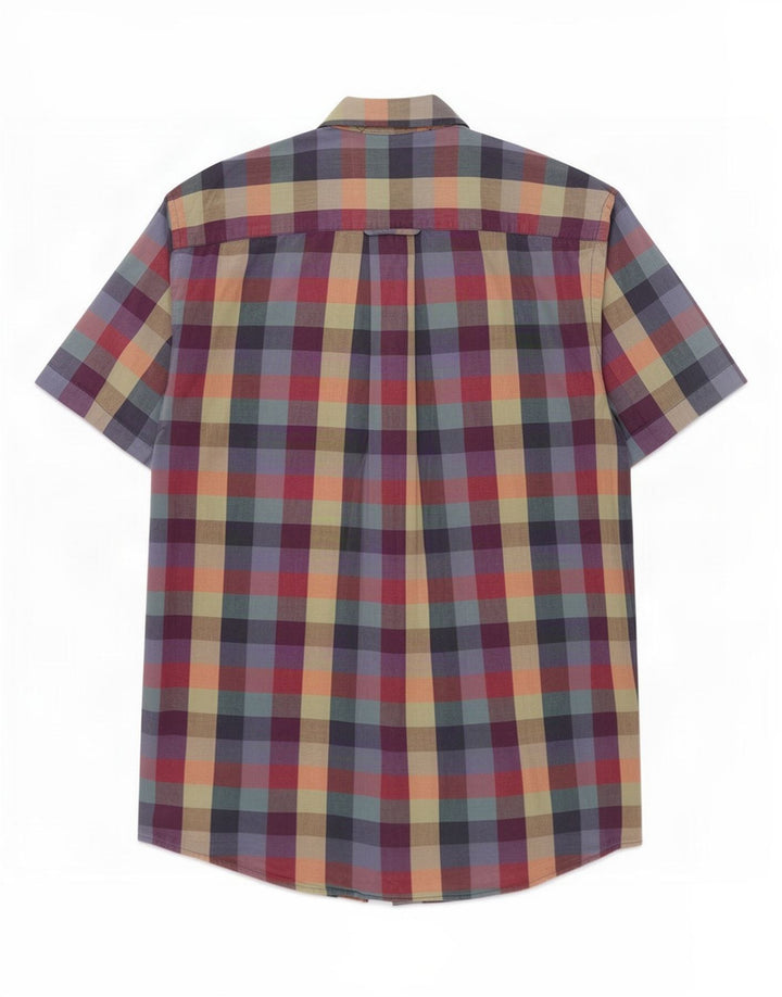 Orvis Chemise à manches courtes pour femme en coton vichy multicolore