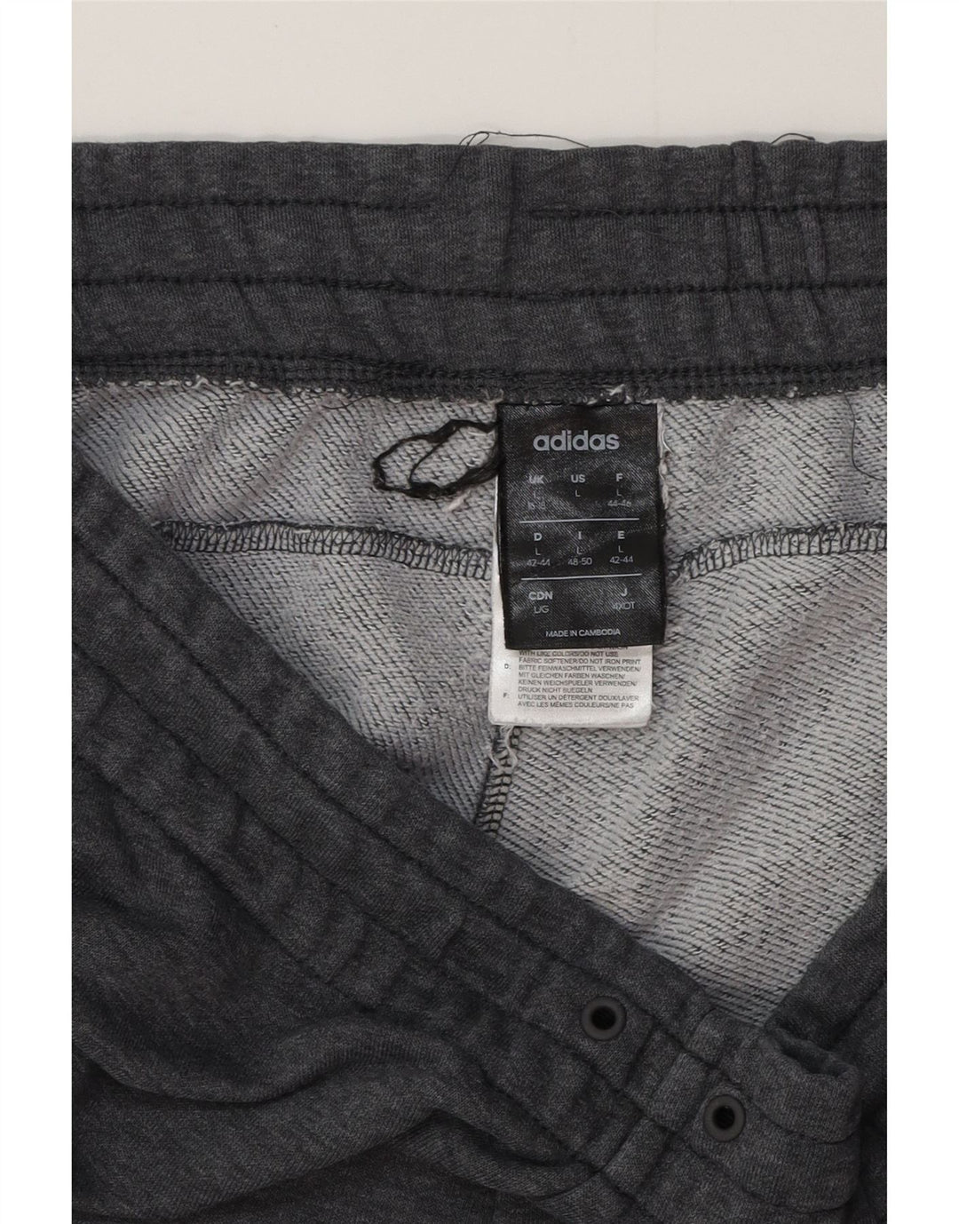 ADIDAS Pantalon de survêtement pour femme Joggers UK 16/18 Large Gris Moucheté