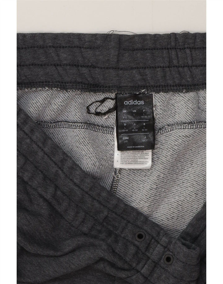 ADIDAS Pantalon de survêtement pour femme Joggers UK 16/18 Large Gris Moucheté