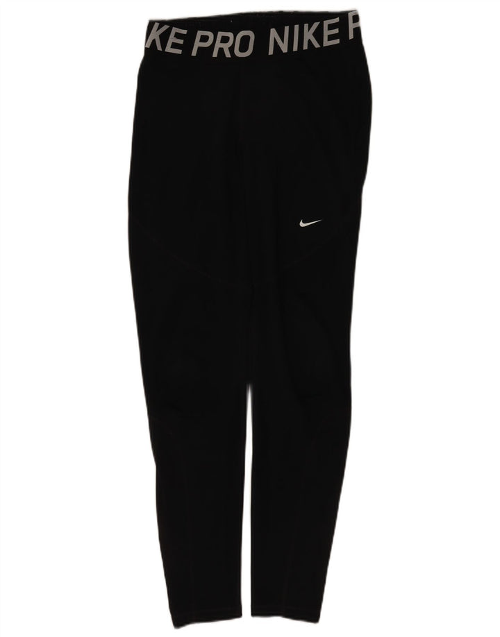 Legging Nike Dri Fit Graphic pour femme UK 16 Large Noir Polyester