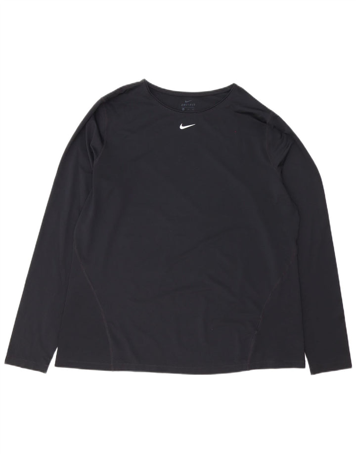 Nike Haut à manches longues pour homme 2XL Noir Polyester Sports