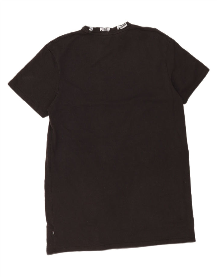 Puma T-shirt graphique pour hommes, grand, noir, coton