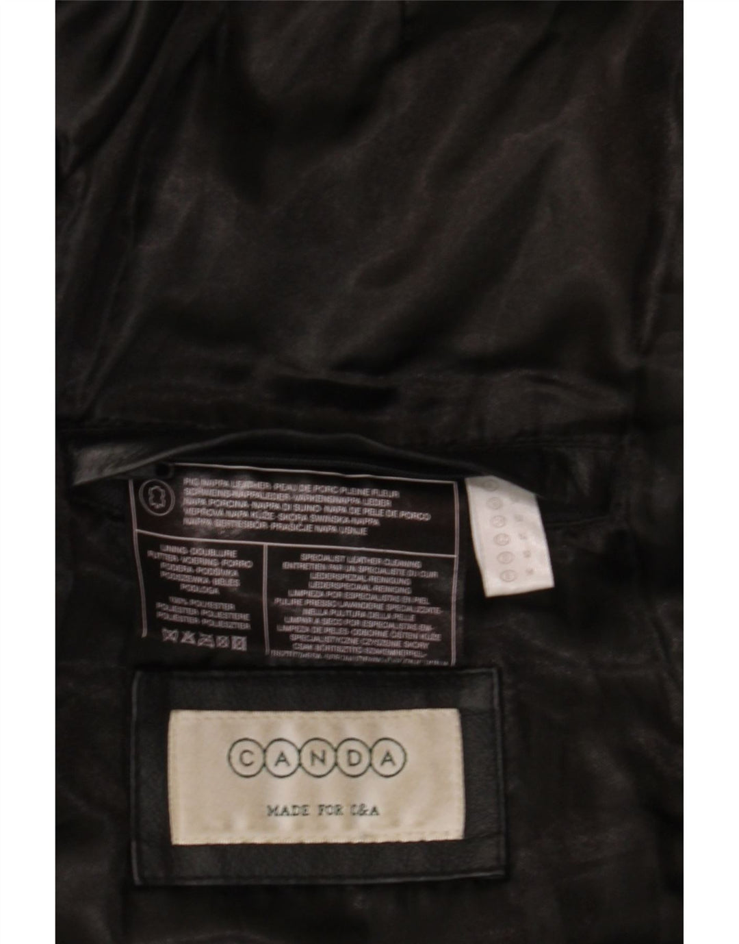 Canda Veste en Cuir Homme IT 52 XL Cuir Noir
