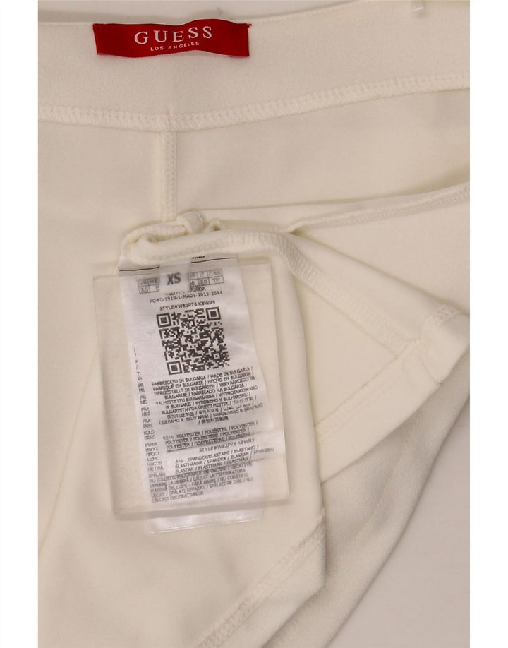 Guess Débardeur Femme UK 6 XS Blanc Polyester