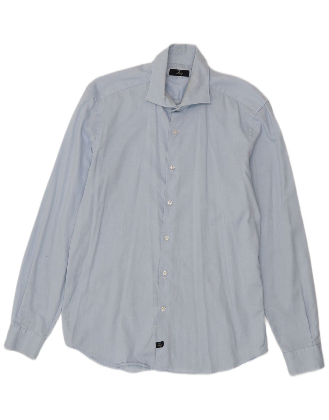 Fay Chemise Homme Taille 41 16 Grand Coton Bleu