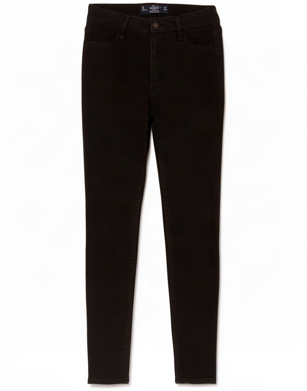 Hollister Jean skinny legging taille haute pour femme US 3 XS W26 L26 Noir