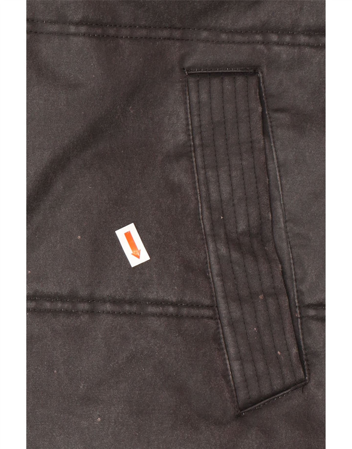 FAT FACE Gilet rembourré pour homme UK 36 Small Gris Coton