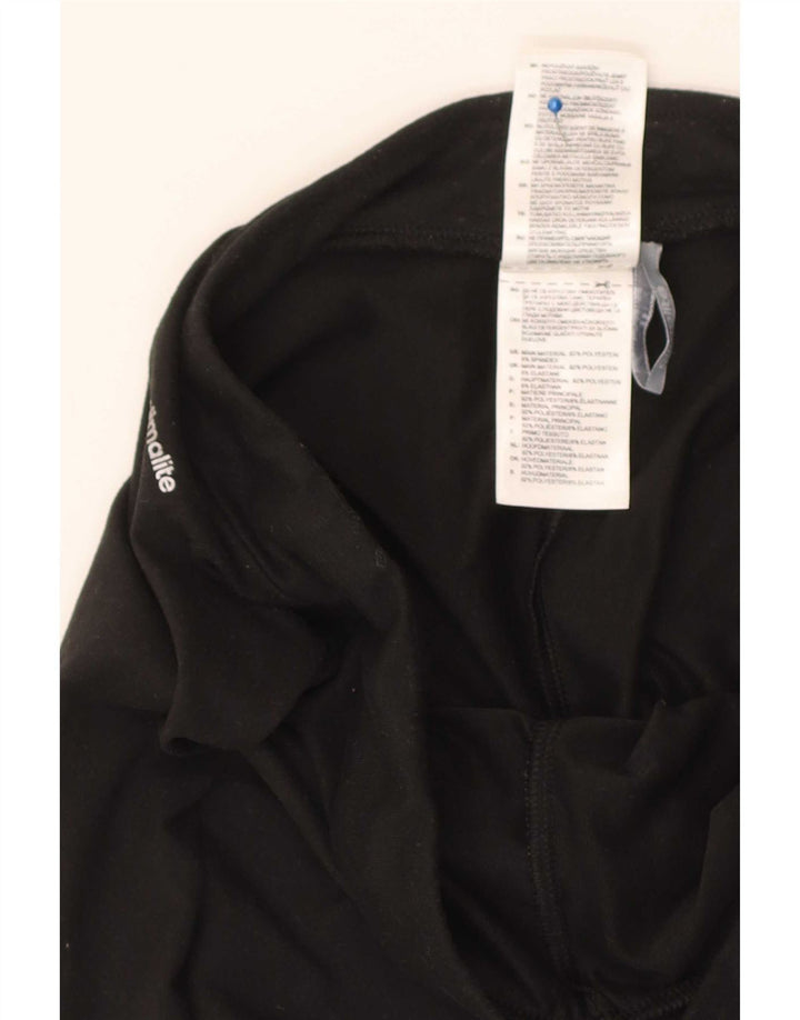 Adidas Climalite Leggings UK 12/14 Medium Noir Polyester