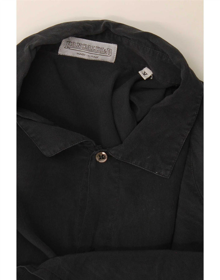 Pancaldi & B Chemise à manches courtes pour homme XL Bleu marine