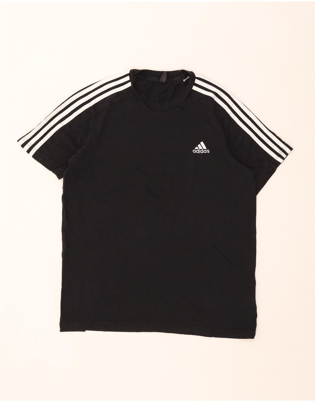 Adidas T-Shirt Homme Haut Noir Moyen Coton